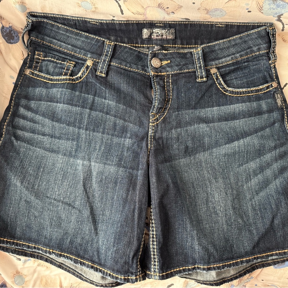 Silver Jeans Blue Jean Shorts Relaxed Fit